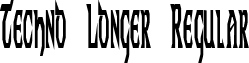 Techno Longer Regular font - Techno Longer.ttf