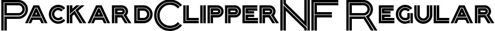 PackardClipperNF Regular font - PACKCN__.ttf