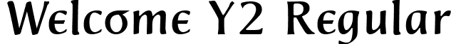 Welcome Y2 Regular font - Welcome Y2K.ttf
