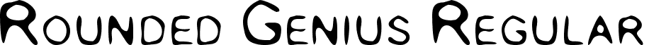 Rounded Genius Regular font - Roung___.ttf
