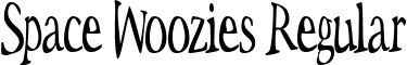 Space Woozies Regular font - SpaceWoozies.ttf