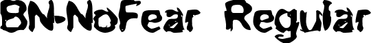 BN-NoFear Regular font - BN-NoFear.ttf