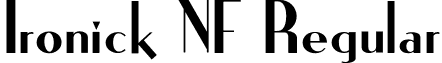 Ironick NF Regular font - IronickNF.otf