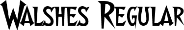 Walshes Regular font - WALSHES.TTF