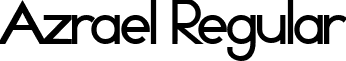 Azrael Regular font - AZRAEL__.TTF