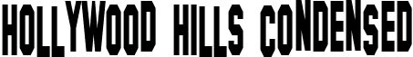 Hollywood Hills Condensed font - HOLLHC__.TTF