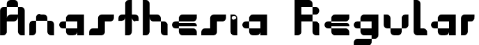 Anasthesia Regular font - Anasthesia.ttf