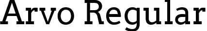 Arvo Regular font - Arvo-Regular.ttf