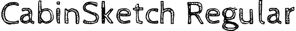 CabinSketch Regular font - CabinSketch-Regular.otf