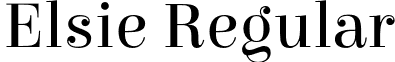 Elsie Regular font - Elsie-Regular.otf