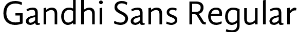 Gandhi Sans Regular font - GandhiSans-Regular.otf