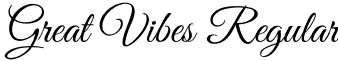 Great Vibes Regular font - GreatVibes-Regular.otf
