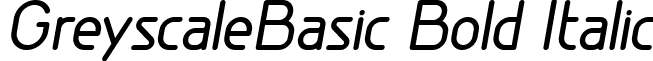 GreyscaleBasic Bold Italic font - Greyscale_Basic_Bold_Italic.ttf