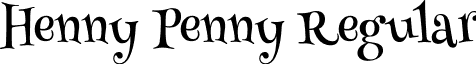 Henny Penny Regular font - HennyPenny-Regular.otf