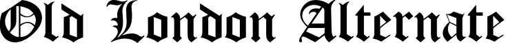 Old London Alternate font - Olondona.otf