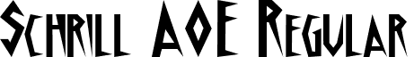 Schrill AOE Regular font - SCHRA___.TTF