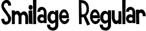 Smilage Regular font - SMILAGE_.TTF