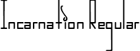 Incarnation Regular font - INCARNAT.TTF