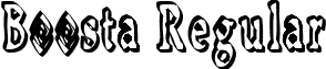 Boosta Regular font - BOOSTA__.TTF