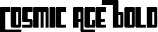 Cosmic Age Bold font - COSMAB__.TTF