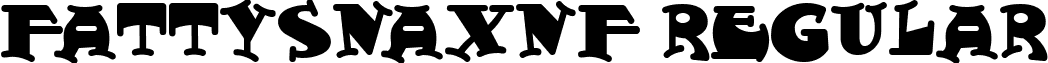 FattySnaxNF Regular font - FATTSN__.TTF