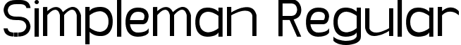 Simpleman Regular font - Simpleman.ttf