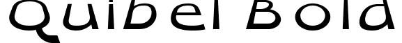 Quibel Bold font - Quibel.ttf