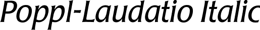 Poppl-Laudatio Italic font - FlareSidhe Italic.ttf