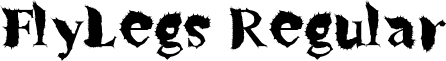 FlyLegs Regular font - FlyLegs.ttf