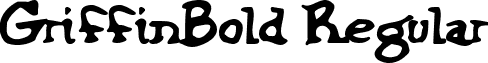 GriffinBold Regular font - GriffinBold.ttf