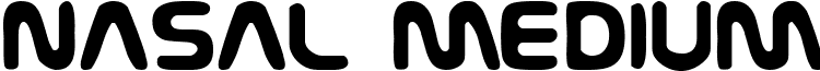 Nasal Medium font - nasal.ttf