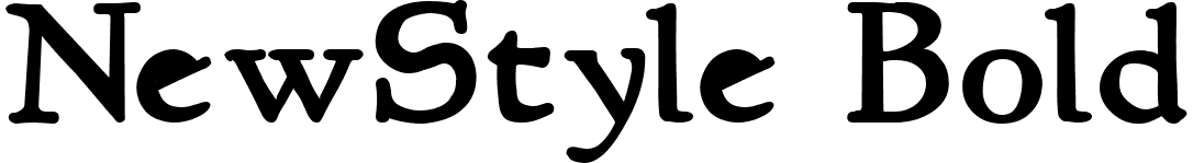 NewStyle Bold font - NewStyleBold.ttf