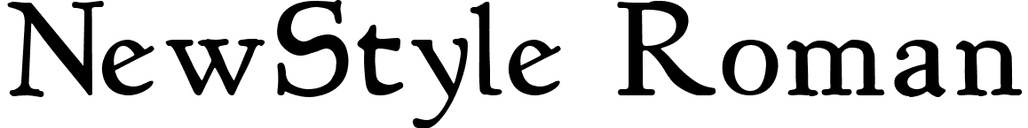 NewStyle Roman font - NewStyle.ttf