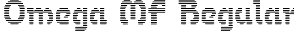 Omega MF Regular font - omegamf.ttf