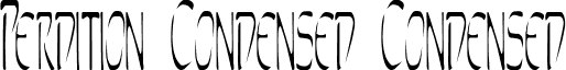 Perdition Condensed Condensed font - Perdc.ttf