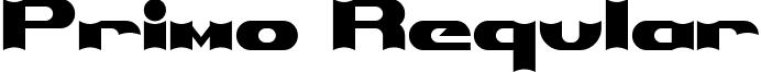 Primo Regular font - Primo.ttf