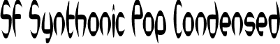 SF Synthonic Pop Condensed font - SF Synthonic Pop Condensed.ttf