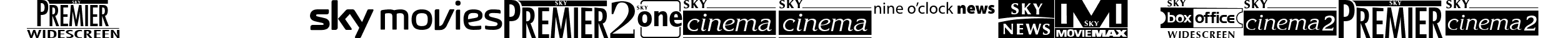 Sky 1998 Channel Logos font - Sky 1998 Channel Logos.ttf