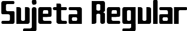 Sujeta Regular font - sujet___.ttf