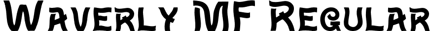 Waverly MF Regular font - wavem.ttf