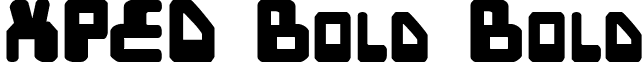 XPED Bold Bold font - xpedb.ttf