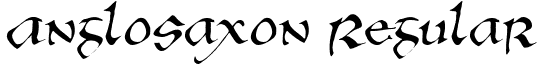 AngloSaxon Regular font - AngloSaxonItalic.ttf
