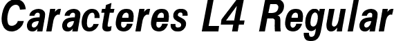 Caracteres L4 Regular font - Caracteres_L4.ttf