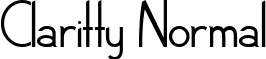 Claritty Normal font - claritty.ttf