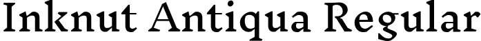 Inknut Antiqua Regular font - InknutAntiqua-Regular.ttf