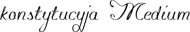 konstytucyja Medium font - konstytucyja_091.ttf