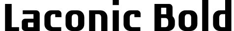 Laconic Bold font - Laconic_Bold.otf