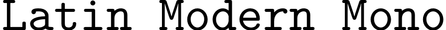 Latin Modern Mono font - lmmono10-regular.otf