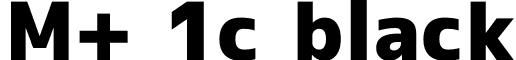 M+ 1c black font - mplus-1c-black.ttf