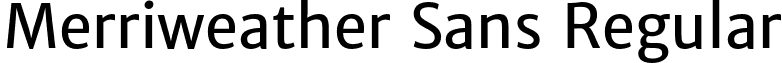 Merriweather Sans Regular font - MerriweatherSans-Regular.otf